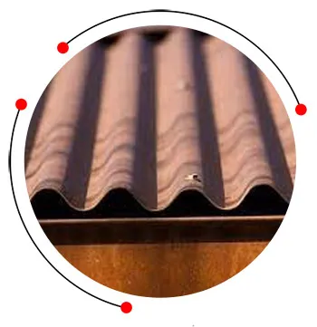 Corten corrugated sheet