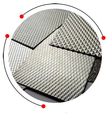 Embossed steel sheet