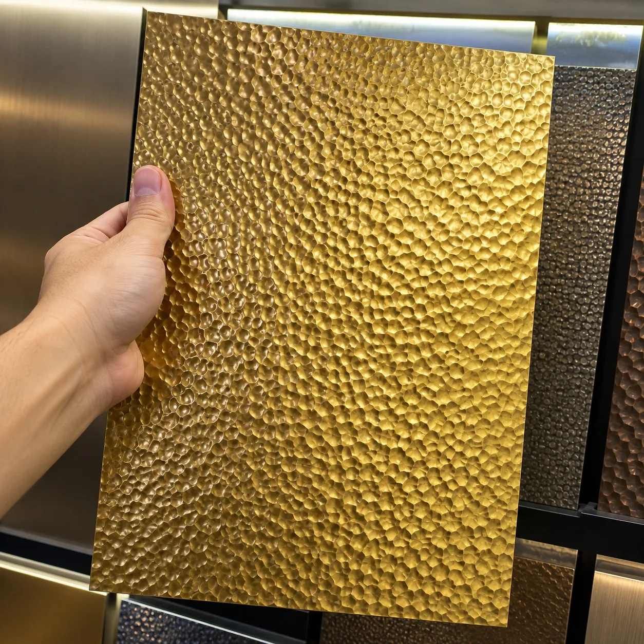 Hammered stainless steel sheet supplier in India
