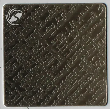 Pattern Etched Silver Copper