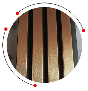 SS 304 decorative fluted panel