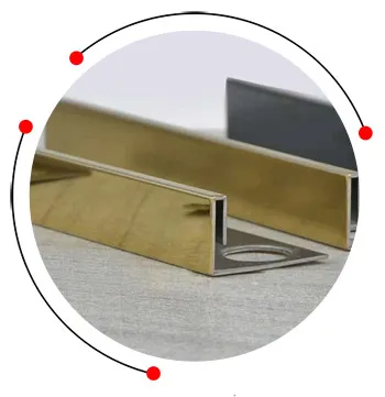 SS 304 PVD coated profiles