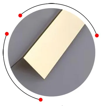 SS decorative L profile