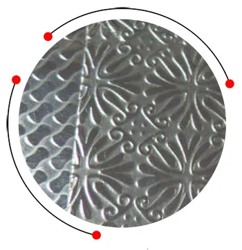 SS embossing decorative sheet