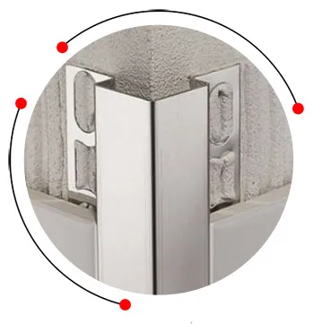 SS tile corner trim