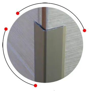 SS tile edge trim