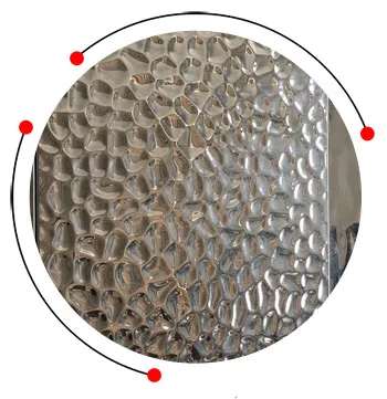 SS water ripple metal sheet