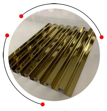 Stainless steel decorative louvers