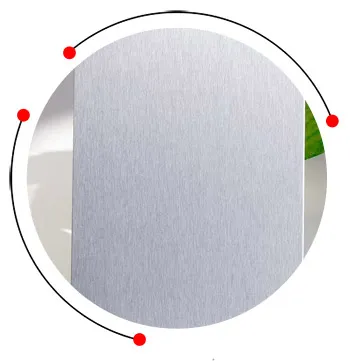 Titanium coated stainless steel sheet