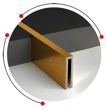 Stainless steel decorative U profile