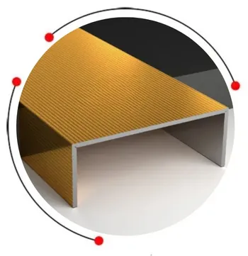 SS decorative U profile